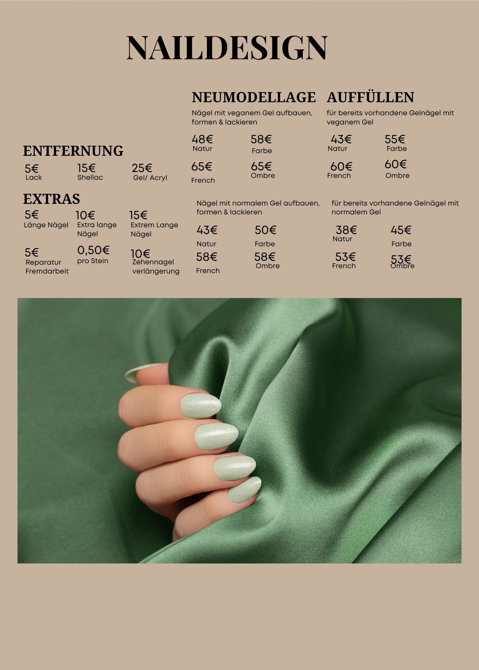 Tre Beauty Spa Hamburg Menu 32