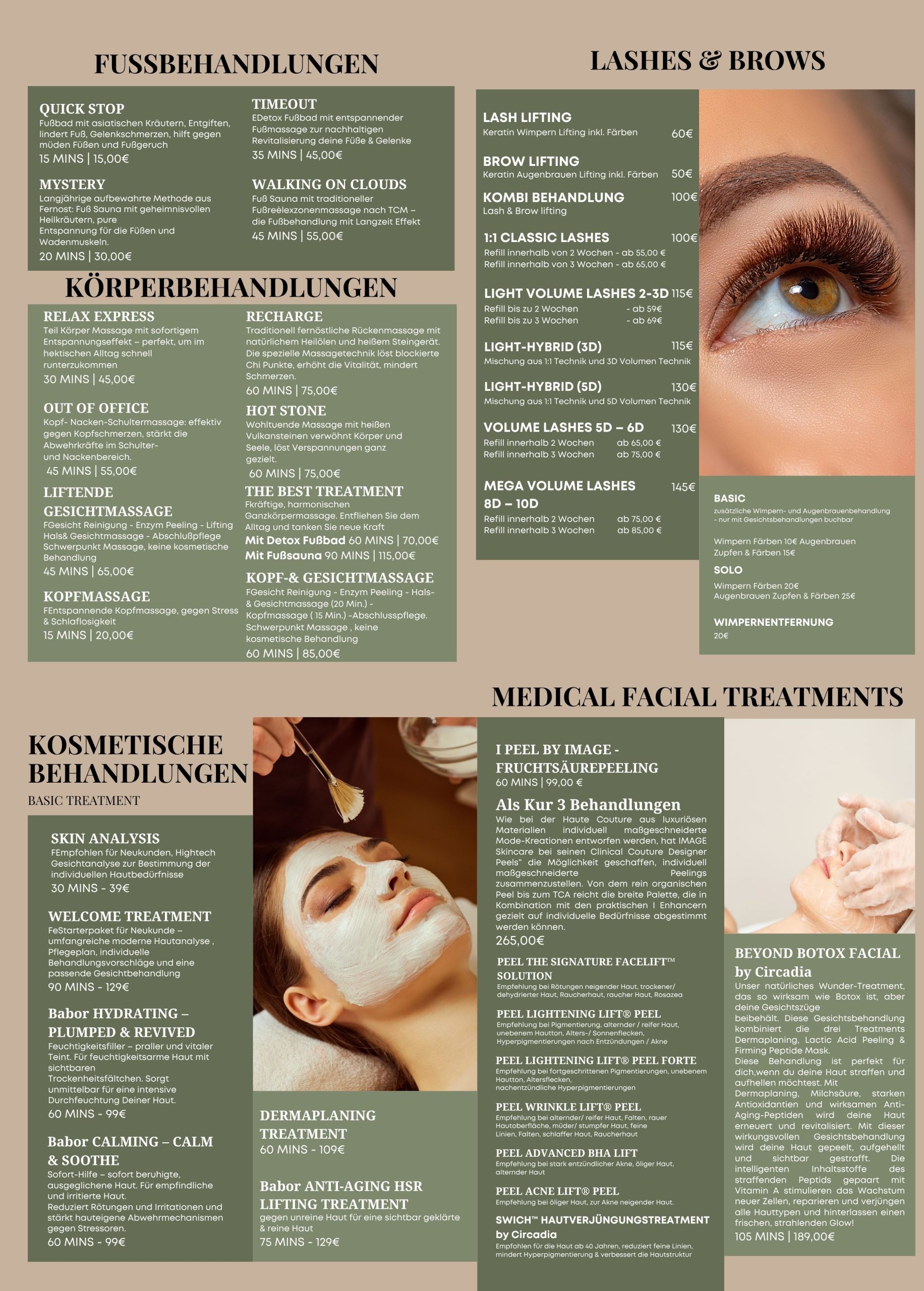 Tre Beauty Spa Hamburg Menu 21