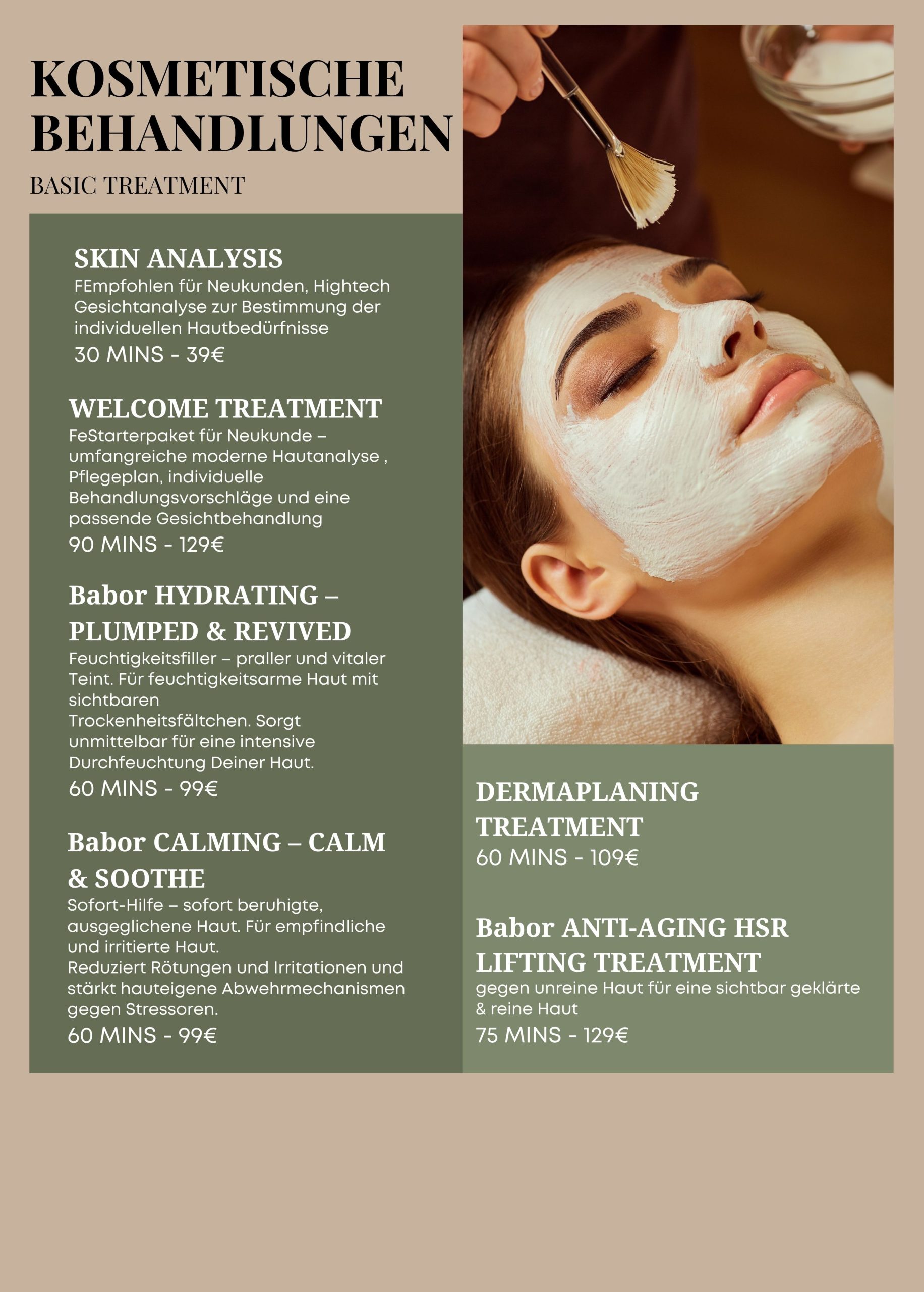 Tre Beauty Spa Hamburg Menu 26